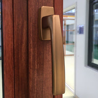 tilt turn window-thermal break aluminum window with wenge wood cladding from inside — thumbnail 5