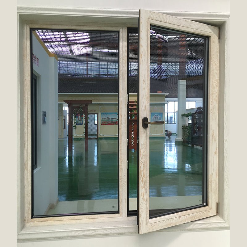 tilt turn window-thermal break aluminum with wood cladding — product image 3