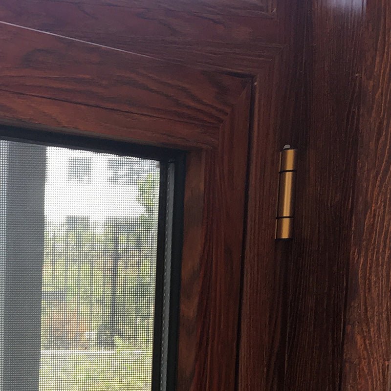 tilt turn window with German hardware and 3D wood grain finishing — product image 6