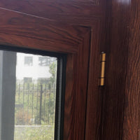 tilt turn window with German hardware and 3D wood grain finishing — thumbnail 6