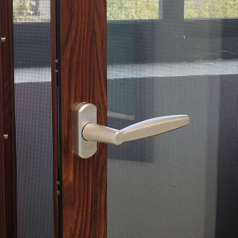 tilt turn window with German hardware and 3D wood grain finishing - Doorwin Group Windows & Doors