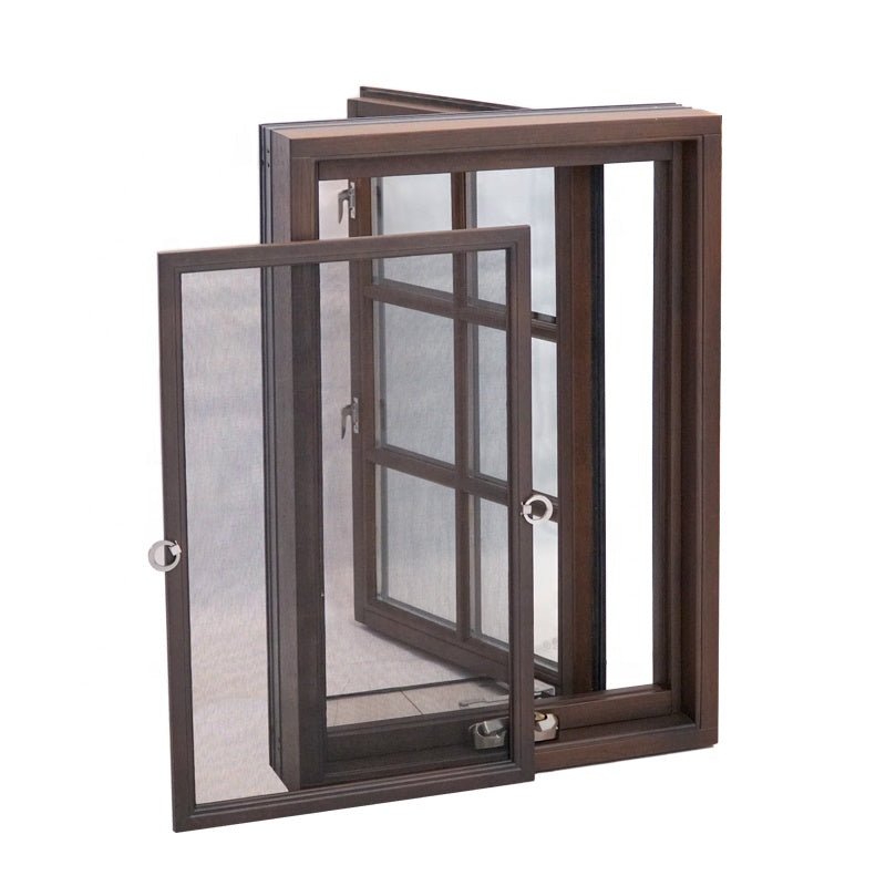 Timber aluminum window aluminium windows teak wood — product image 1