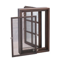Timber aluminum window aluminium windows teak wood — thumbnail 1