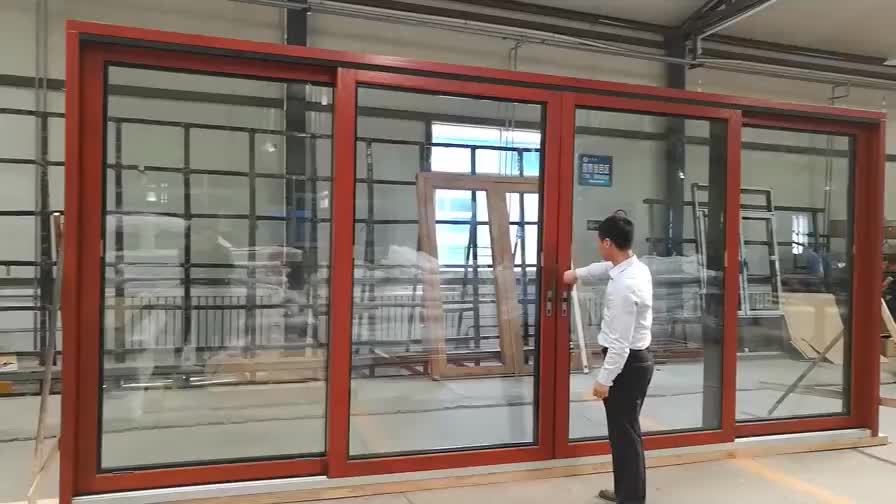 Timber and aluminum clad Double glazed sliding windows and doors solid wood slider doorby Doorwin on Alibaba - Doorwin Group Windows & Doors