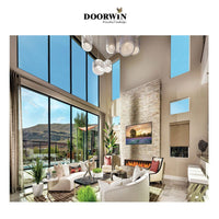Top 10 supplier thermal break aluminum Double Glazed tempered glass window Aluminum frame glass casement windows — thumbnail 2