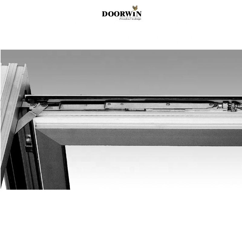 Top 10 supplier thermal break aluminum Double Glazed tempered glass window Aluminum frame glass casement windows — product image 6