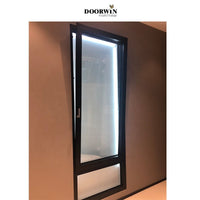 Top 10 supplier thermal break aluminum Double Glazed tempered glass window Aluminum frame glass casement windows — thumbnail 4