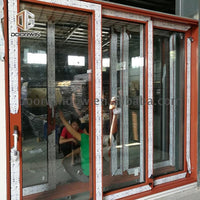 Top quality aluminum composite wood sliding door by Doorwin on Alibaba — thumbnail 5