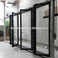 Top Quality Thermal Break Aluminum Accordion Door Italy Hardware System Ultra Large Folding door by Doorwin — thumbnail 3