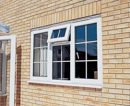 Top Quality UPVC Casment Window with Grids - China PVC Casement Window, PVC Window — product image 0