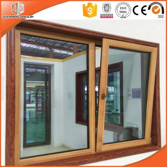 Top Quality Wood Cladding Aluminum Window Made in China - China Wood Cladding Aluminum Window, Wood Color Aluminum Round Window — product image 0