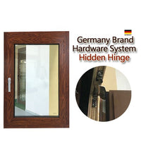 Toronto hot sale energy efficient toughened glass aluminium tilt & turn window — thumbnail 4
