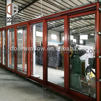 Toyota hiace sliding door step cover side toughened glass aluminum doors top by Doorwin on Alibaba — thumbnail 1