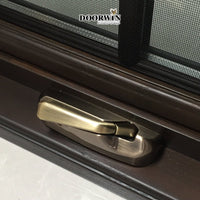 traditional  design large size best quality wood finished crank open casement windows — thumbnail 5
