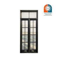 traditional  design large size best quality wood finished crank open casement windows — thumbnail 1