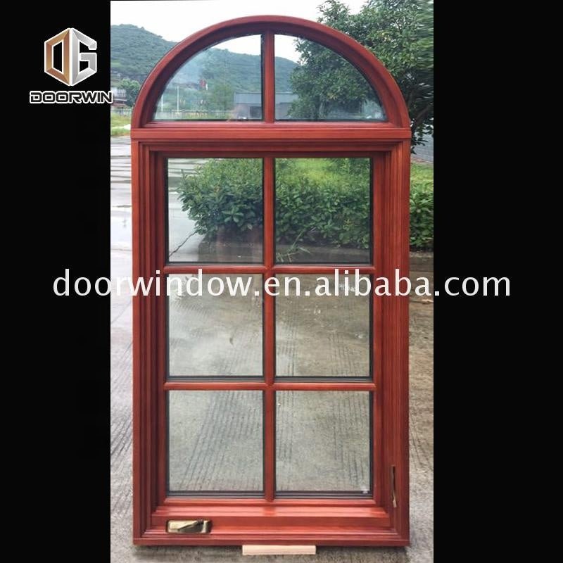 Triple glazed aluminium timber wood crank windows with factory price by Doorwin on Alibaba — product image 1