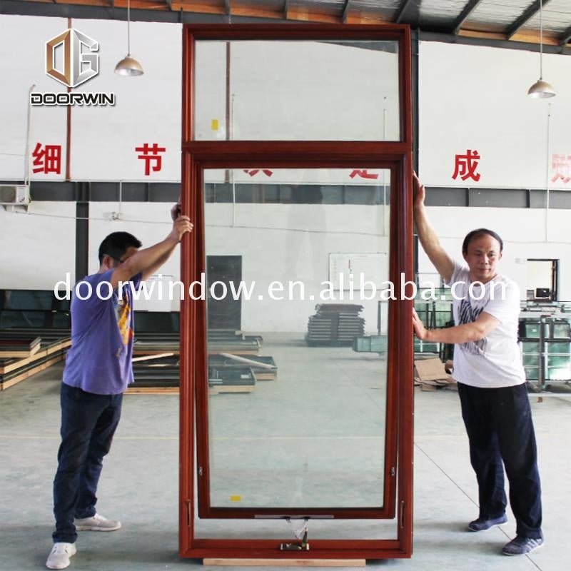 Triple glazed aluminium timber wood crank windows with factory price by Doorwin on Alibaba — product image 6
