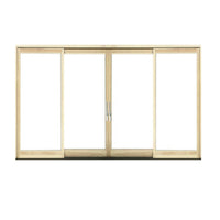 Triple sliding door screen toughended safety thermal broken by Doorwin on Alibaba — thumbnail 1
