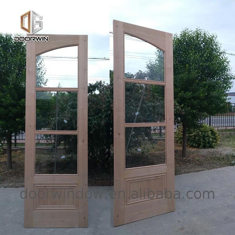 Ultra clear tempered glass swing door triple glazing swing door townhouse swing door — product image 3