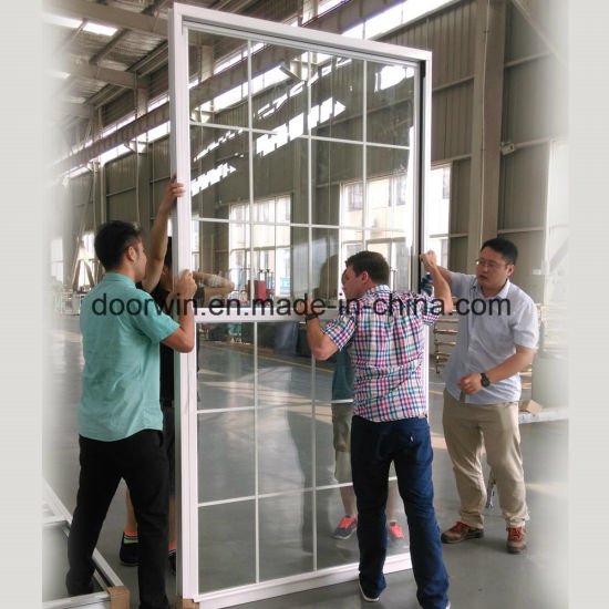 Ultra-Large&Nbsp; Type Single Hung Thermal Break Aluminum Window Export to USA - China Series White Color Window, Aluminium Frame and Glass Window — product image 0