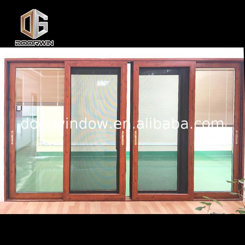 Unique design doorwin double sliding doors 4 panel glass door - Doorwin Group Windows & Doors