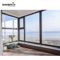 US certified and Australia certified  with high acoustic and heat insulated aluminium Ultra-Narrow Fram casement window — thumbnail 2