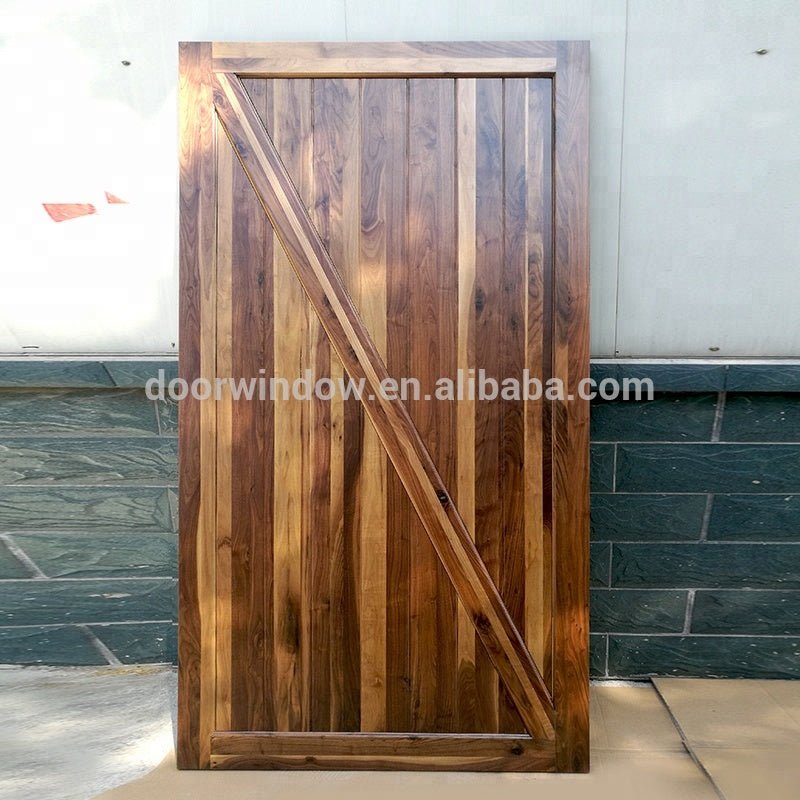 USA	Boise new product z type solid wood black walnut wooden sliding barn doorby Doorwin — product image 1