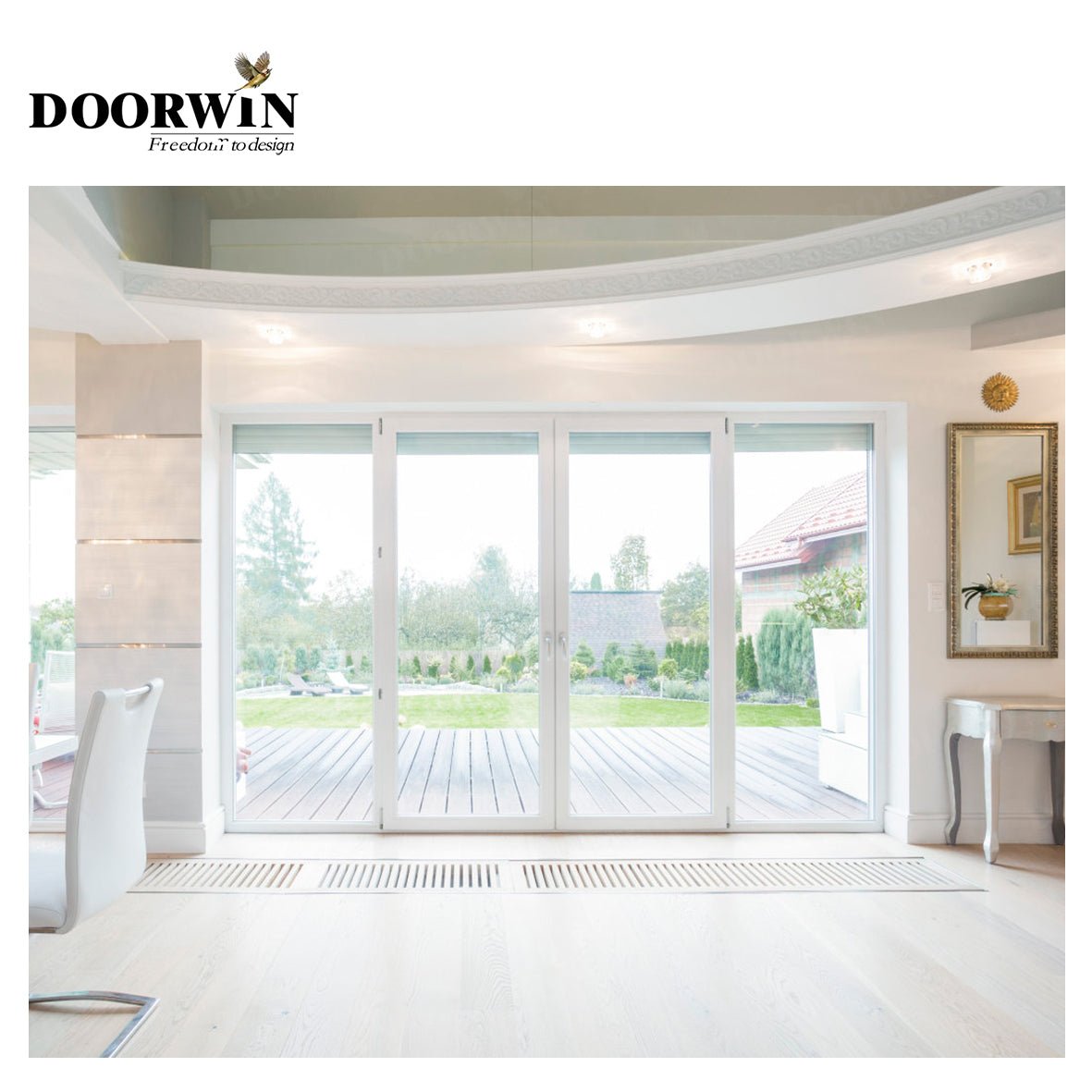 USA	Huntington Beach New Arrival Casement doors and windows with double glass thermal profile door hollowby Doorwin — product image 3
