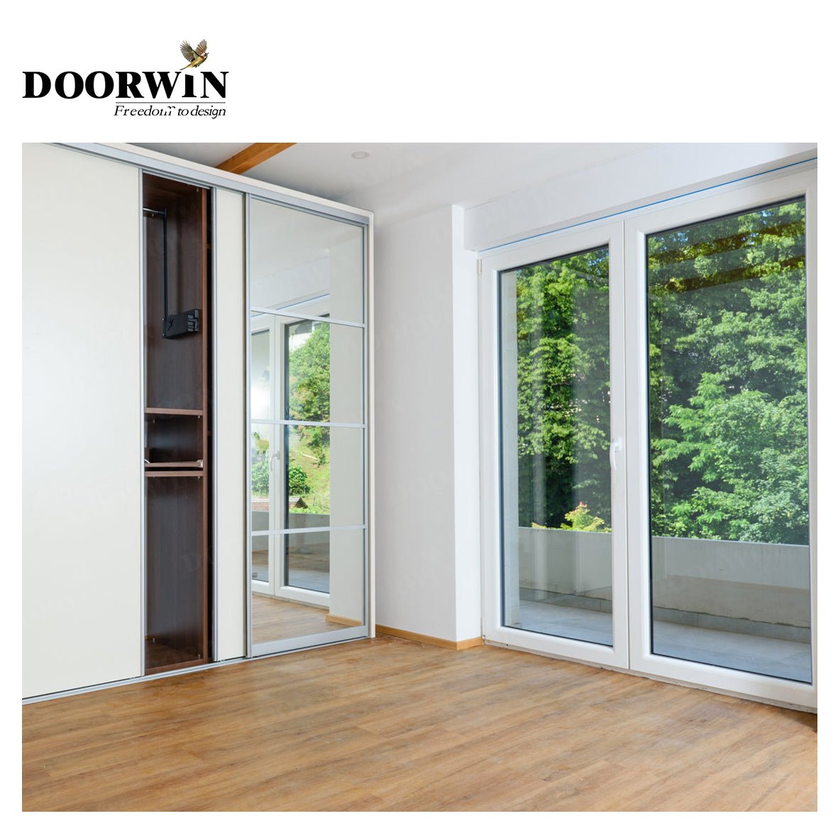 USA	Huntington Beach New Arrival Casement doors and windows with double glass thermal profile door hollowby Doorwin — product image 2