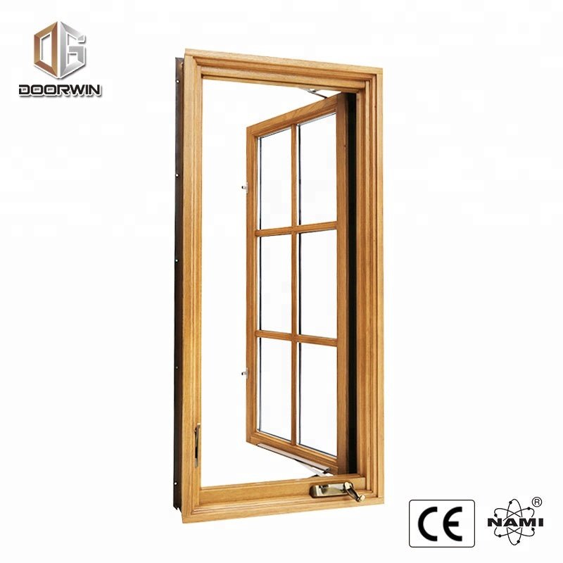 USA NAMI/AAMA/SDA/WDMA Certified SGCC Tempered Glass Window Price Of Wood Aluminium Casement Window by Doorwin — product image 1
