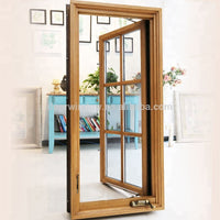 USA NAMI/AAMA/SDA/WDMA Certified SGCC Tempered Glass Window Price Of Wood Aluminium Casement Window by Doorwin — thumbnail 3