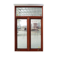 usa nrfc certified 2 panel glass wood crank windows by Doorwin on Alibaba — thumbnail 1