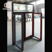 usa nrfc certified 2 panel glass wood crank windows by Doorwin on Alibaba — thumbnail 4