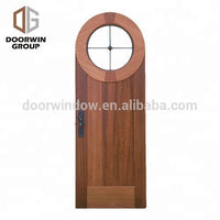 USA oak teak alder cherry wood wooden oval interior glass circles main front entry door Solid wood interior carving doorsby Doorwin — thumbnail 1