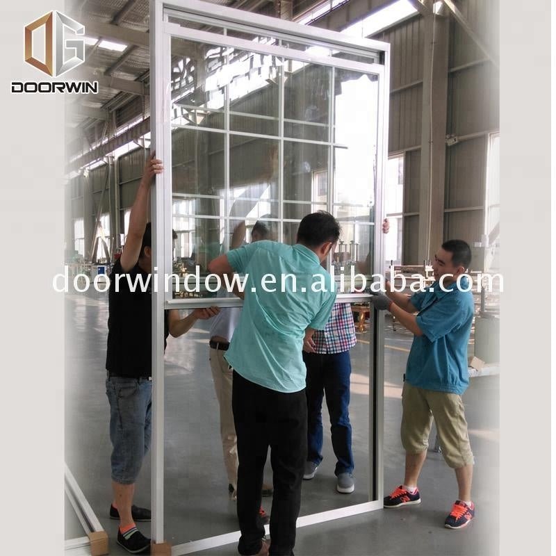 USA thermal break aluminum double hung windows by Doorwin on Alibaba - Doorwin Group Windows & Doors