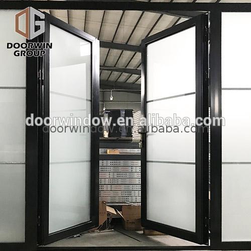 Used french doors commercial glass entry door two way mirror by Doorwin on Alibaba — product image 3