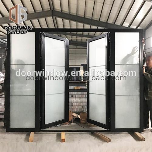 Used french doors commercial glass entry door two way mirror by Doorwin on Alibaba — product image 2