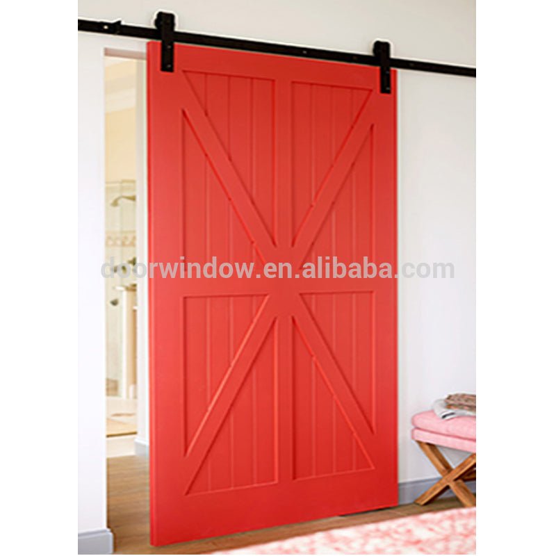 used solid wood interior doors Simple drawing X type design wooden sliding door for home by Doorwin - Doorwin Group Windows & Doors