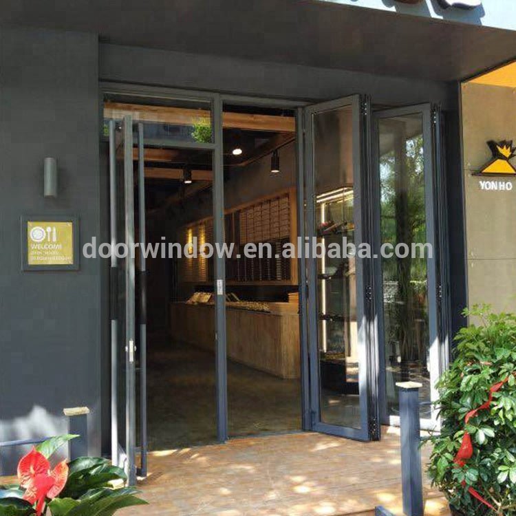 Vancouver aluminium window door hardware folding glass flush door retractable interior doorsby Doorwin - Doorwin Group Windows & Doors