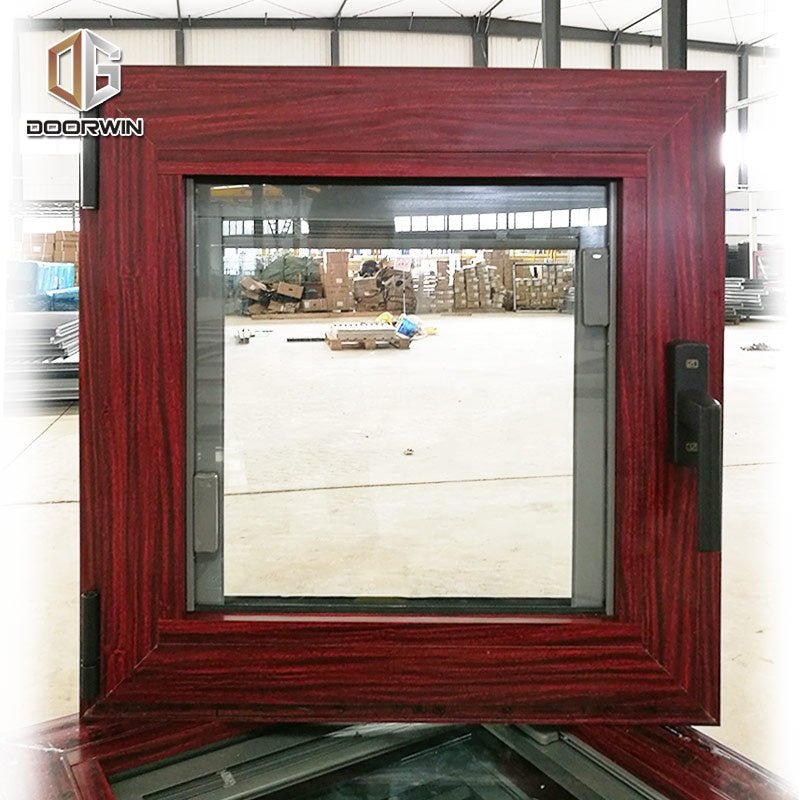 Vancouver best wood effect double glazed extrudied energy saving aluminum windows - Doorwin Group Windows & Doors