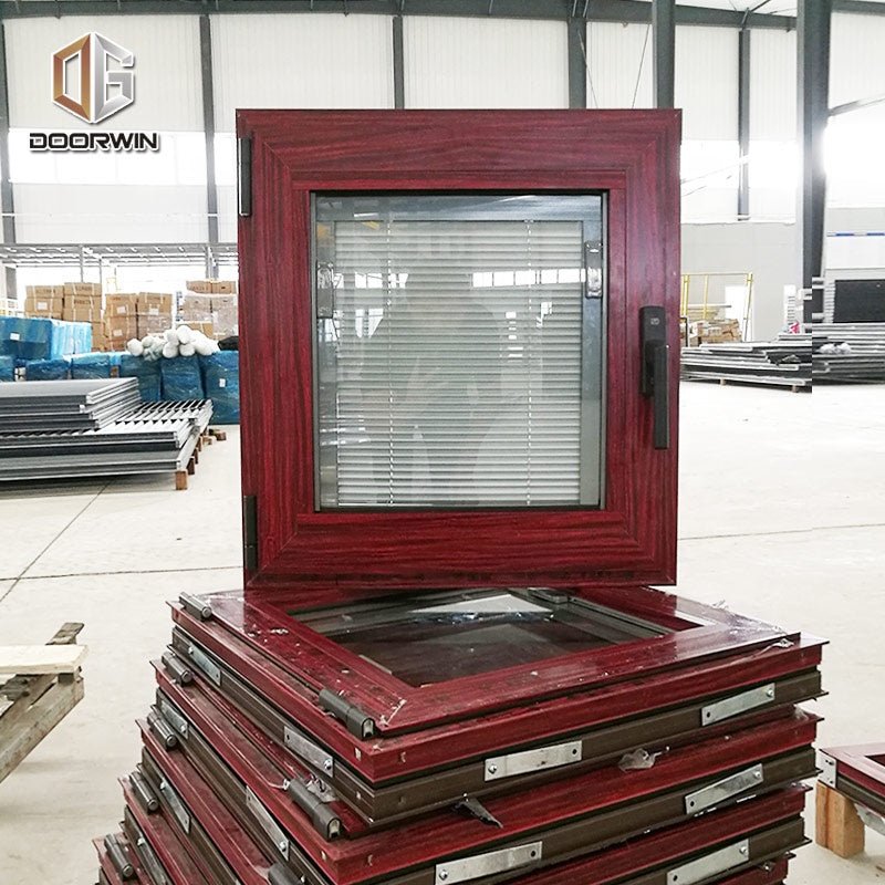 Vancouver best wood effect double glazed extrudied energy saving aluminum windows — product image 2