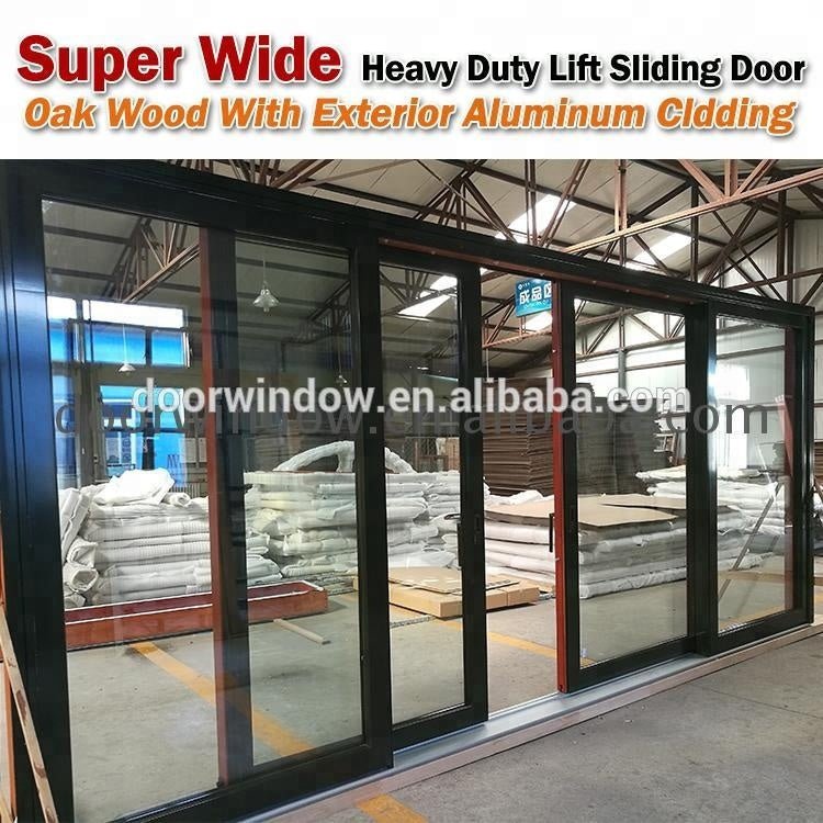 Vancouver Sound proof sliding aluminum storefront glass doors with weather seal strip by Doorwin on Alibaba — product image 7