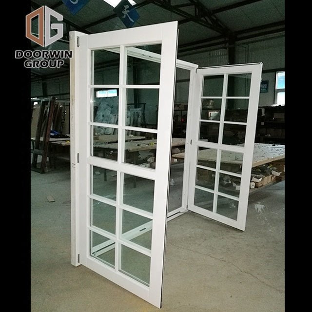 ventilation french window with grille design by Doorwin on Alibaba - Doorwin Group Windows & Doors