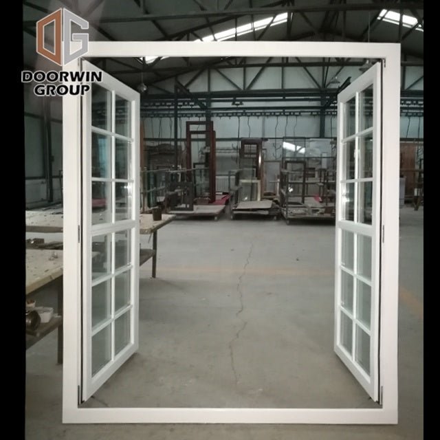 ventilation french window with grille design by Doorwin on Alibaba - Doorwin Group Windows & Doors