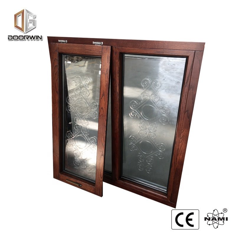 vertical pivot openning aluminum awning top hung windowsvertical hinged window by Doorwin on Alibaba — product image 1