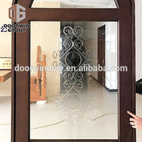 Villa entrance wood design door used exterior doors commercial glass entry by Doorwin on Alibaba — thumbnail 4
