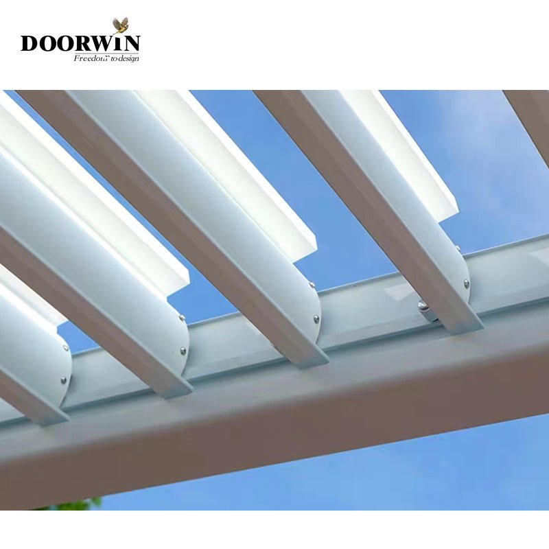 Villa Outdoor Automatic Sunshade Rainpro Of Aluminum Pergola — product image 3