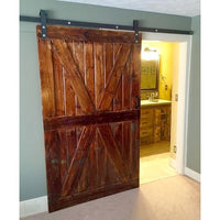 Vintage X Brace Wood Barn Sliding Doors by Doorwin — thumbnail 1