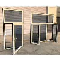 Virginia water proof economic aluminium dual pane tilt turn window — thumbnail 1