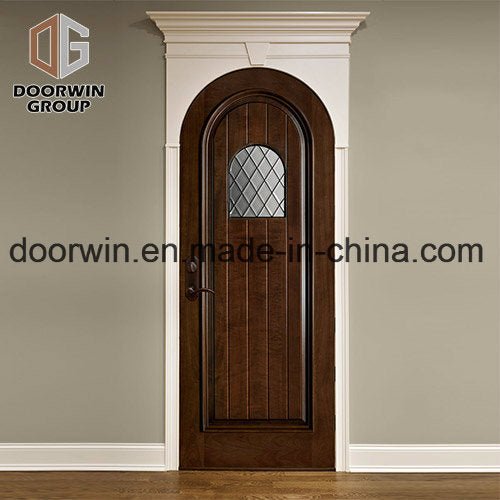 Warm Toned Western Style Interior Wooden Door Made of Solid Oak Wood - China Entry Door, French Entry Door — product image 0
